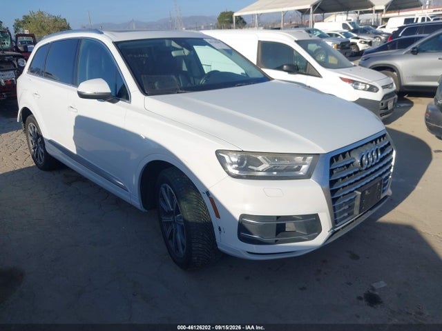 2017 Audi Q7 3.0t Premium მანქანა იყიდება აუქციონზე, vin: WA1LAAF73HD000593, აუქციონის ნომერი: 46126202