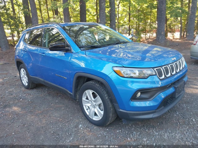 Продажа на аукционе авто 2022 Jeep Compass Latitude Fwd, vin: 3C4NJCBB7NT119676, номер лота: 46126363