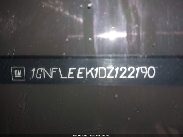 Продаж на аукціоні авто 2013 Chevrolet Equinox 1lt, vin: 1GNFLEEK1DZ122190, номер лоту: 46126483