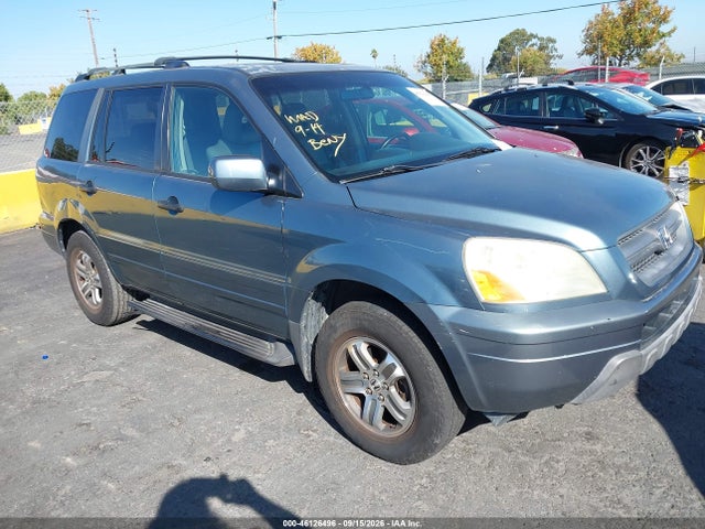 46126496 :رقم المزاد ، 2HKYF18535H523241 vin ، 2005 Honda Pilot Ex-l مزاد بيع