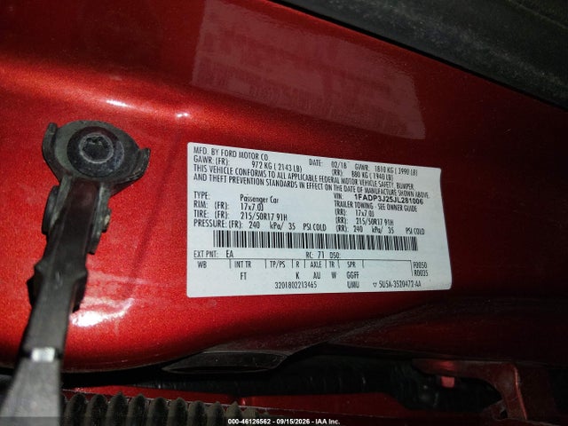 Ford Focus Titanium 2018 1FADP3J25JL281006 Image 9