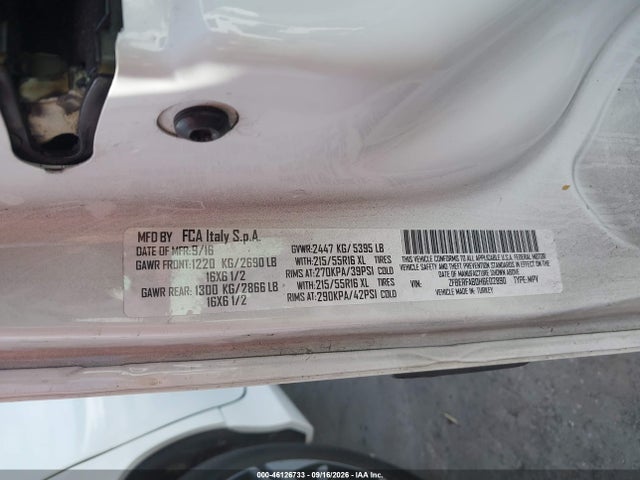 Продажа на аукционе авто 2017 Ram Promaster City Tradesman, vin: ZFBERFAB0H6E02890, номер лота: 46126733