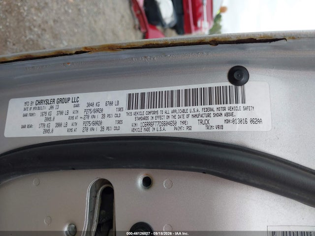 Aukcja sprzedaży 2013 Ram 1500 Express, vin: 1C6RR6FT7DS604650, numer aukcji: 46126827
