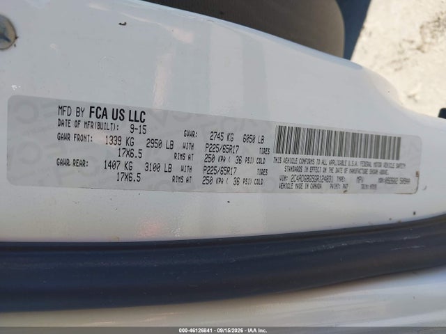 Aukcja sprzedaży 2016 Dodge Grand Caravan Se Plus, vin: 2C4RDGBG5GR124831, numer aukcji: 46126841