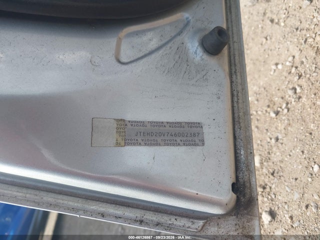 Aukcja sprzedaży 2004 Toyota Rav4, vin: JTEHD20V746002387, numer aukcji: 46126867