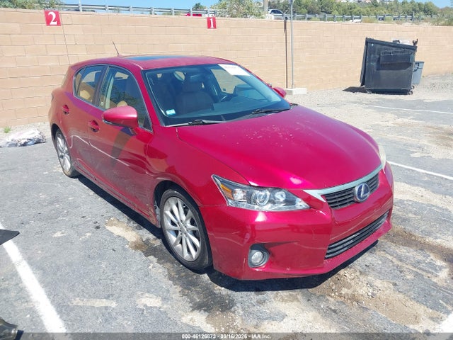 46126873 :رقم المزاد ، JTHKD5BH0C2088293 vin ، 2012 Lexus Ct 200h Premium مزاد بيع