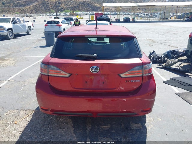 46126873 :رقم المزاد ، JTHKD5BH0C2088293 vin ، 2012 Lexus Ct 200h Premium مزاد بيع