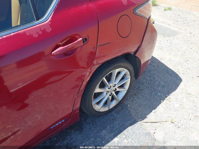 46126873 :رقم المزاد ، JTHKD5BH0C2088293 vin ، 2012 Lexus Ct 200h Premium مزاد بيع