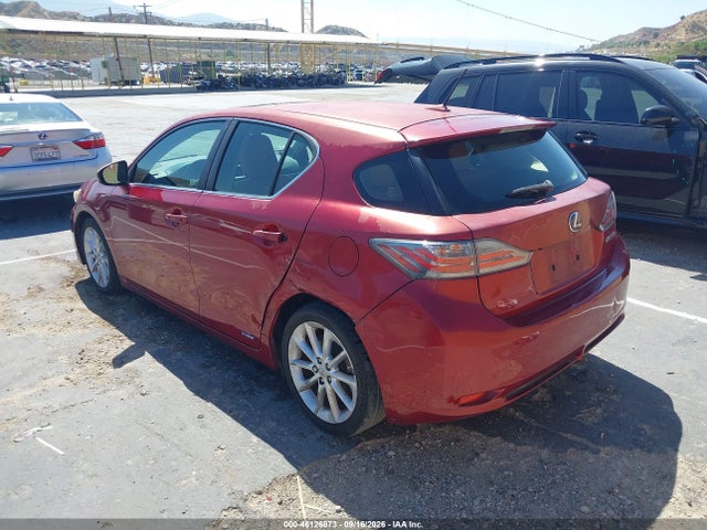 46126873 :رقم المزاد ، JTHKD5BH0C2088293 vin ، 2012 Lexus Ct 200h Premium مزاد بيع