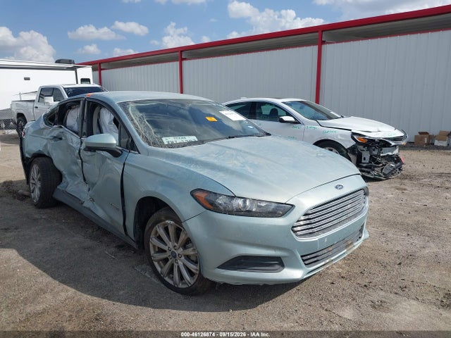 2014 Ford Fusion Hybrid S მანქანა იყიდება აუქციონზე, vin: 3FA6P0UU6ER369008, აუქციონის ნომერი: 46126874