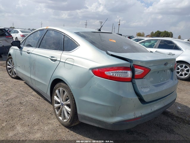 2014 Ford Fusion Hybrid S მანქანა იყიდება აუქციონზე, vin: 3FA6P0UU6ER369008, აუქციონის ნომერი: 46126874