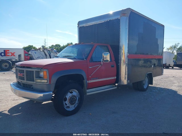 46127043 :رقم المزاد ، 1GDKC34N4MJ508166 vin ، 1991 Gmc Sierra C3500 Heavy Duty مزاد بيع
