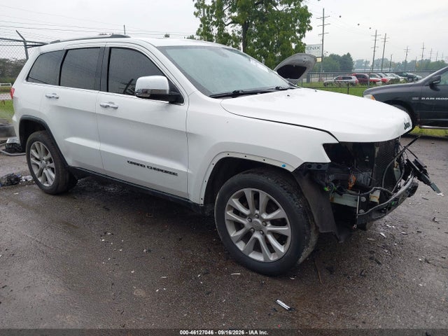 Продаж на аукціоні авто 2017 Jeep Grand Cherokee Limited, vin: 1C4RJFBG4HC762646, номер лоту: 46127046