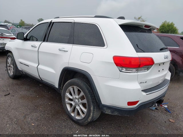 Aukcja sprzedaży 2017 Jeep Grand Cherokee Limited, vin: 1C4RJFBG4HC762646, numer aukcji: 46127046