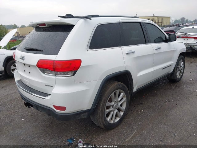 Aukcja sprzedaży 2017 Jeep Grand Cherokee Limited, vin: 1C4RJFBG4HC762646, numer aukcji: 46127046