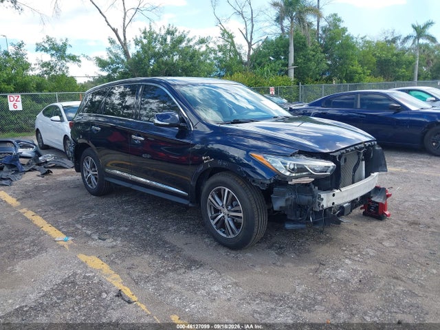 46127099 :رقم المزاد ، 5N1DL0MN4KC568733 vin ، 2019 Infiniti Qx60 Pure مزاد بيع