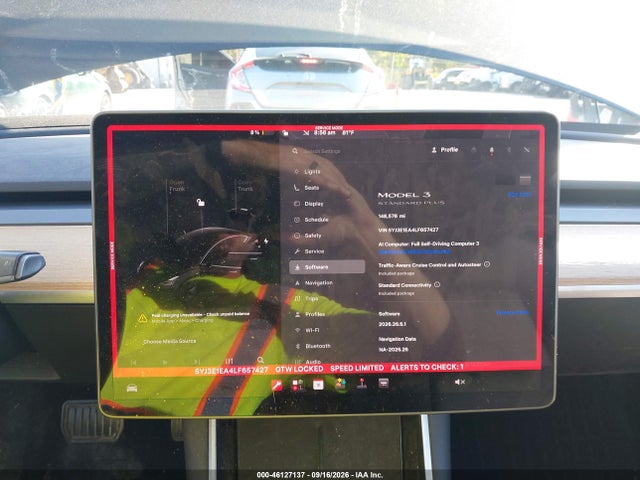 5YJ3E1EA4LF657427 Tesla Model 3 Standard Range Plus Rear-wheel Drive/standard Range Rear-wheel Drive
