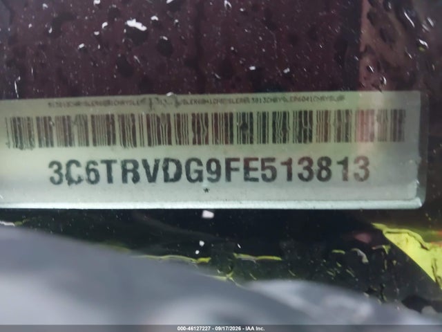 46127227 :رقم المزاد ، 3C6TRVDG9FE513813 vin ، 2015 Ram Promaster 2500 High Roof مزاد بيع