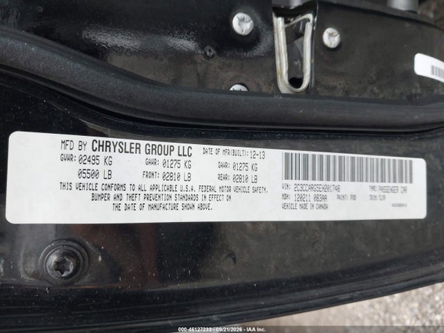 Продаж на аукціоні авто 2014 Chrysler 300, vin: 2C3CCARG5EH201748, номер лоту: 46127233