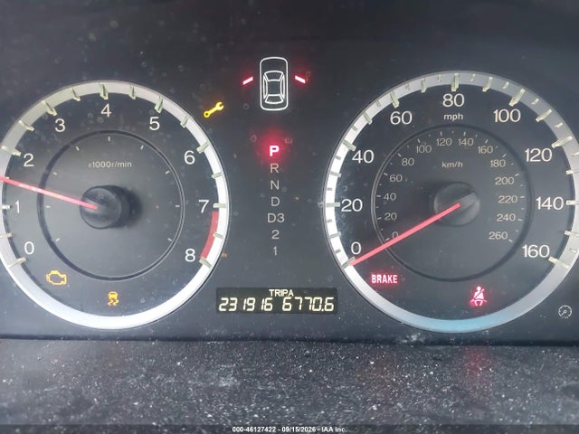 46127422 :رقم المزاد ، 1HGCP2F89CA101314 vin ، 2012 Honda Accord 2.4 Ex-l مزاد بيع