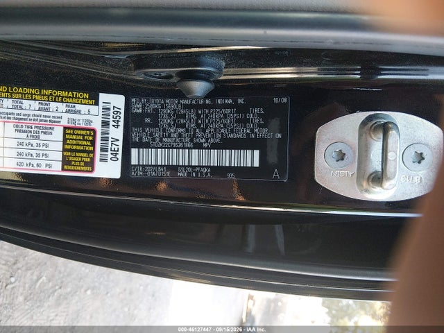 Aukcja sprzedaży 2009 Toyota Sienna Xle, vin: 5TDZK22C79S261866, numer aukcji: 46127447