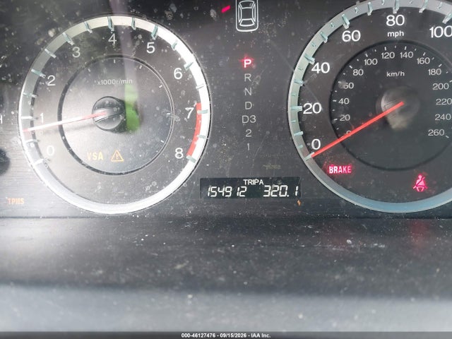 46127476 :رقم المزاد ، 1HGCS228X9A010954 vin ، 2009 Honda Accord 3.5 Ex-l مزاد بيع