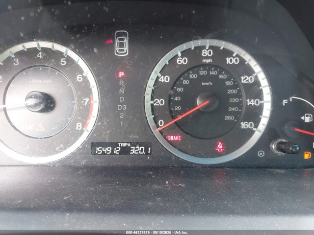 46127476 :رقم المزاد ، 1HGCS228X9A010954 vin ، 2009 Honda Accord 3.5 Ex-l مزاد بيع