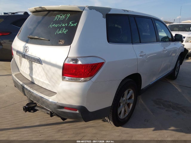 Aukcja sprzedaży 2012 Toyota Highlander, vin: 5TDZA3EH5CS031153, numer aukcji: 46127522
