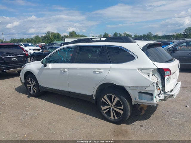 2019 Subaru Outback 2.5i Limited მანქანა იყიდება აუქციონზე, vin: 4S4BSANCXK3228581, აუქციონის ნომერი: 46127629