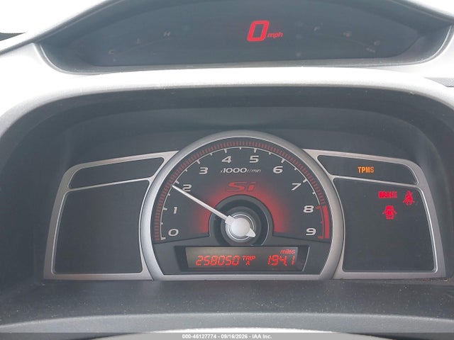 Продаж на аукціоні авто 2008 Honda Civic Si, vin: 2HGFG21588H701177, номер лоту: 46127774