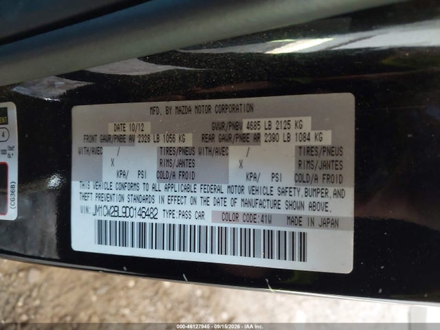 Продаж на аукціоні авто 2013 Mazda Mazda5 Sport, vin: JM1CW2BL9D0146482, номер лоту: 46127945