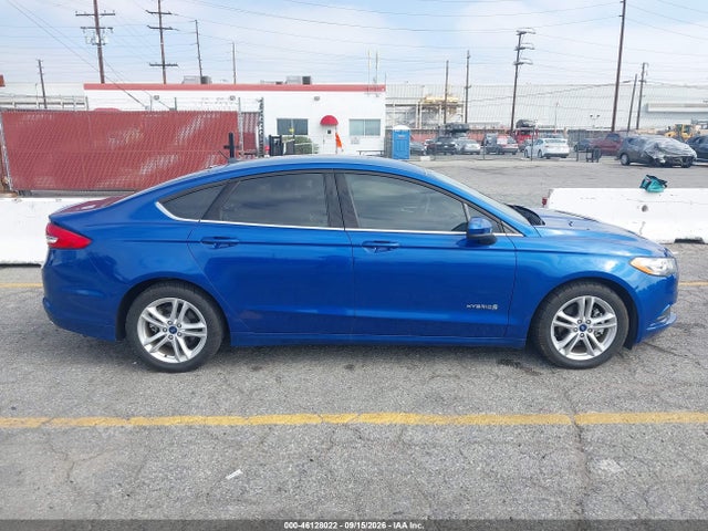 2018 Ford Fusion Hybrid S მანქანა იყიდება აუქციონზე, vin: 3FA6P0UU8JR254341, აუქციონის ნომერი: 46128022