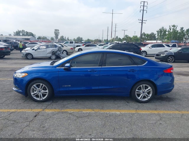 2018 Ford Fusion Hybrid S მანქანა იყიდება აუქციონზე, vin: 3FA6P0UU8JR254341, აუქციონის ნომერი: 46128022