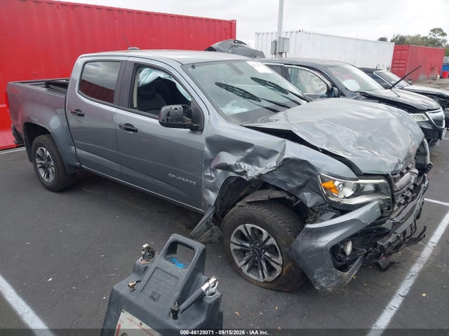 Aukcja sprzedaży 2022 Chevrolet Colorado 2wd  Short Box Z71, vin: 1GCGSDEN5N1209367, numer aukcji: 46128071