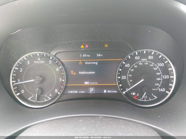 Aukcja sprzedaży 2021 Nissan Armada Sl 2wd, vin: JN8AY2BA3M9372727, numer aukcji: 46128098