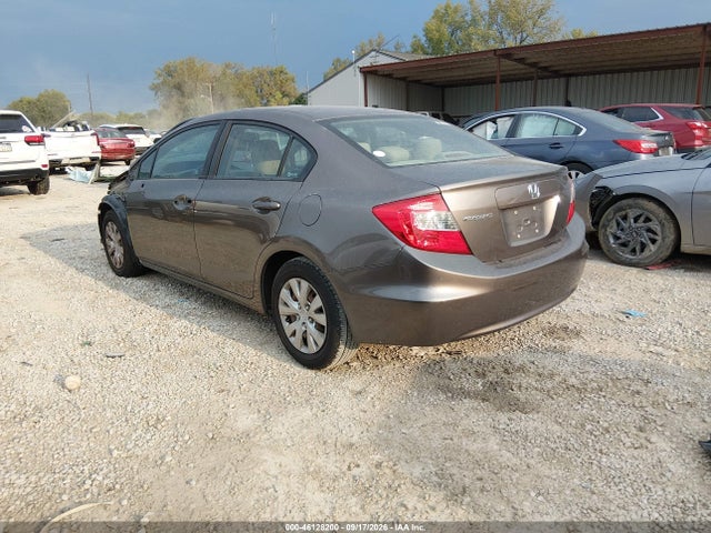 Продаж на аукціоні авто 2012 Honda Civic Lx, vin: 19XFB2F56CE053672, номер лоту: 46128200