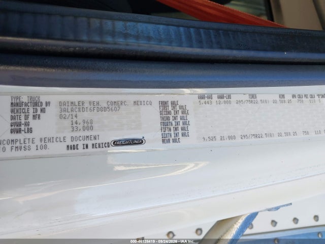 Freightliner M2 106 Medium Duty 2015 3ALACXDT6FDGD5607 Image 9