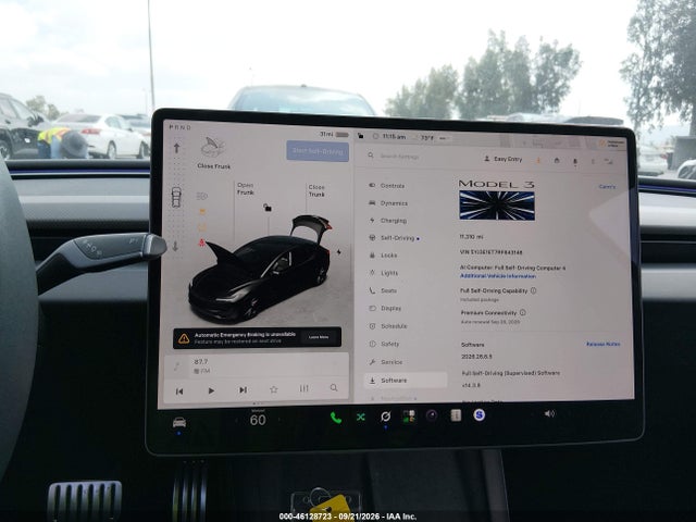 2024 Tesla Model 3 Performance All-wheel Drive მანქანა იყიდება აუქციონზე, vin: 5YJ3E1ET7RF843148, აუქციონის ნომერი: 46128723