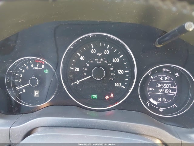 2019 Honda Hr-v Lx მანქანა იყიდება აუქციონზე, vin: 3CZRU6H37KG722068, აუქციონის ნომერი: 46128751