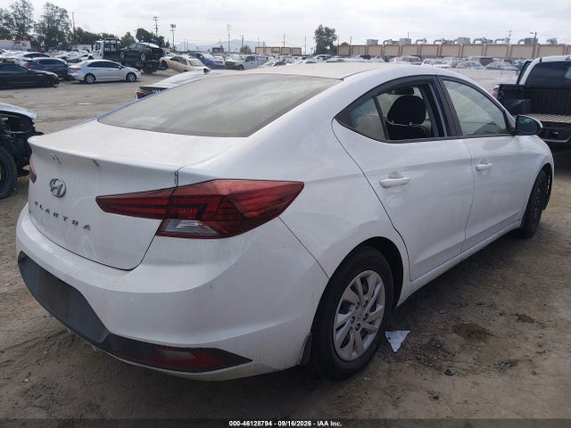 Продаж на аукціоні авто 2019 Hyundai Elantra Se, vin: 5NPD74LF6KH472908, номер лоту: 46128794