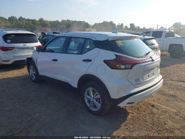 2021 Nissan Kicks S Xtronic Cvt მანქანა იყიდება აუქციონზე, vin: 3N1CP5BV1ML512375, აუქციონის ნომერი: 46128834