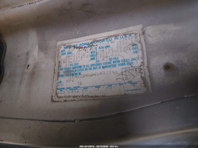 Aukcja sprzedaży 1989 Ford Bronco U100, vin: 1FMEU15N0KLA42296, numer aukcji: 46128916