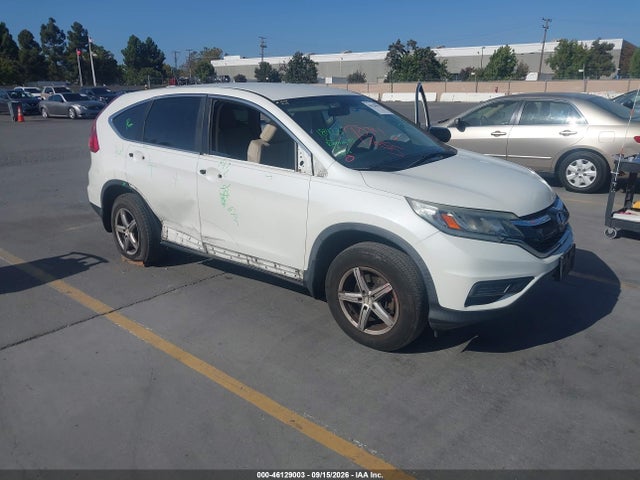 2015 Honda Cr-v Lx მანქანა იყიდება აუქციონზე, vin: 5J6RM3H37FL012739, აუქციონის ნომერი: 46129003
