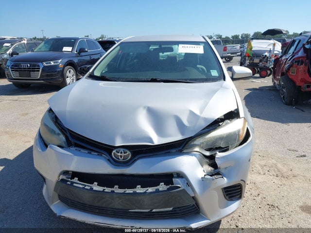 Продажа на аукционе авто 2015 Toyota Corolla Le, vin: 2T1BURHE5FC412379, номер лота: 46129137