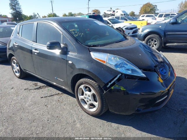 2011 Nissan Leaf Sl მანქანა იყიდება აუქციონზე, vin: JN1AZ0CP9BT009030, აუქციონის ნომერი: 46129305