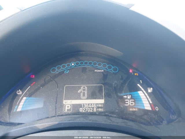 2011 Nissan Leaf Sl მანქანა იყიდება აუქციონზე, vin: JN1AZ0CP9BT009030, აუქციონის ნომერი: 46129305