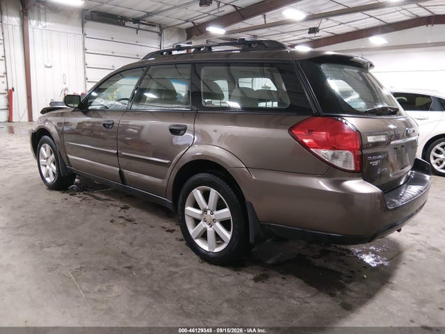 46129348 :رقم المزاد ، 4S4BP61C687364390 vin ، 2008 Subaru Outback 2.5i/2.5i L.l. Bean Edition مزاد بيع
