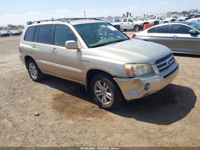 Продаж на аукціоні авто 2006 Toyota Highlander Hybrid Limited V6, vin: JTEDW21A160009166, номер лоту: 46129451