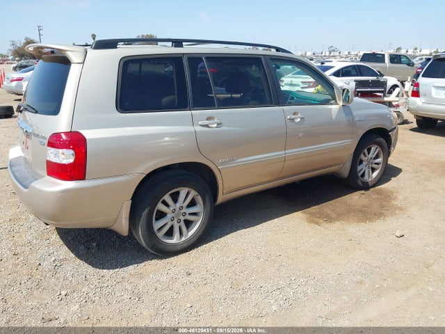 Aukcja sprzedaży 2006 Toyota Highlander Hybrid Limited V6, vin: JTEDW21A160009166, numer aukcji: 46129451