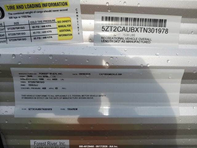 Coachmen Catalina 2026 5ZT2CAUBXTN301978 Image 9